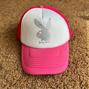 Playboy bunny trucker hat